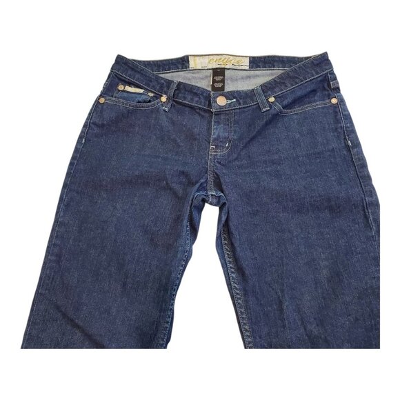 ENYCE SZ 13 Vintage Embroidered Dark Wash Hip-Hop Inspired Denim Jeans - Picture 5 of 13